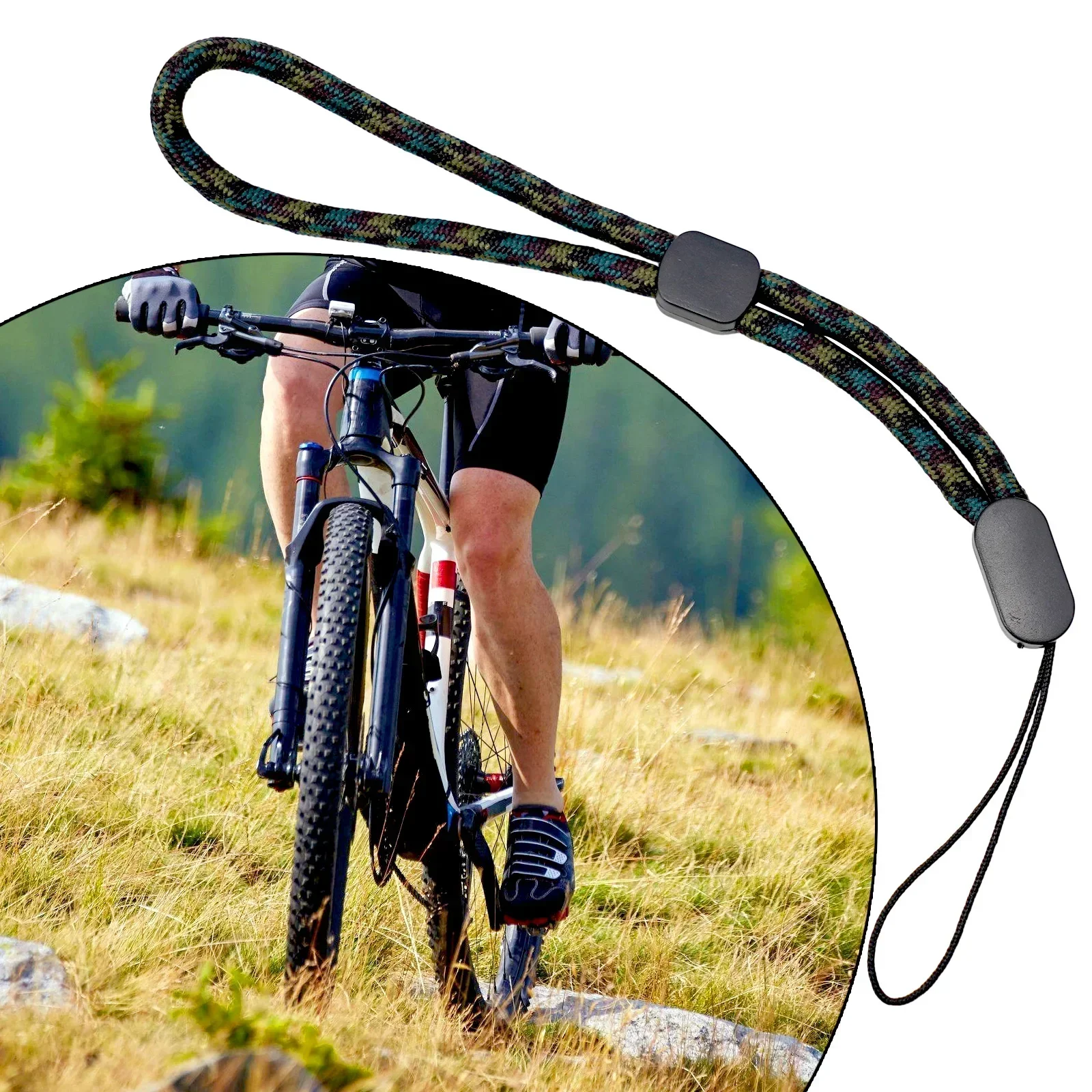 Cycling Gear Garmin - 20.5cm Nylon Safety Tether Lanyard For