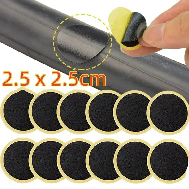 Bicycle Repair Kit - 50Pcs Glue-Free Bike Tire Patches Car