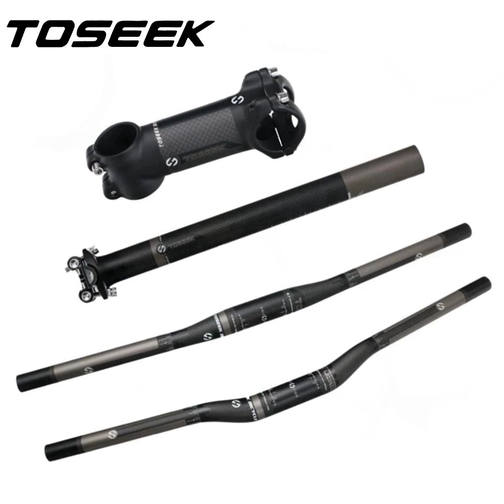 Carbon Fiber Saddle - TOSEEK Matte 3K Carbon Fiber Bars