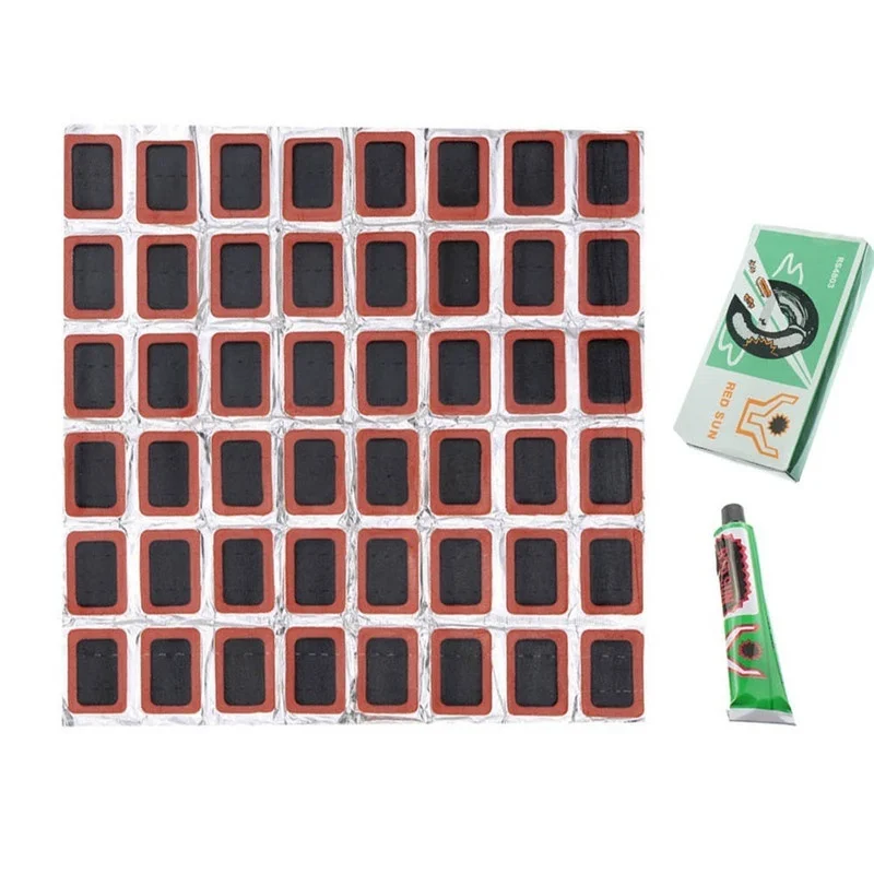 48pcs Bicycle Cold Glue + Glue - Bicycle Repair Kit recension och pris