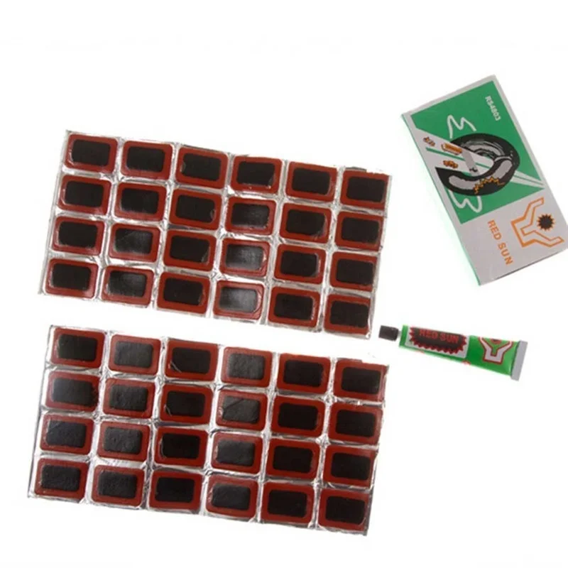 48pcs Bicycle Cold Glue + Glue - Bicycle Repair Kit recension och pris