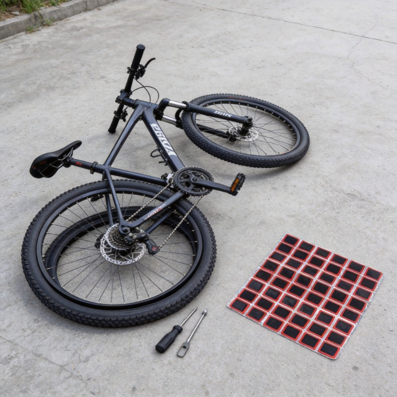 25mm Bike Rubber Puncture Patc - Bicycle Repair Kit recension och pris