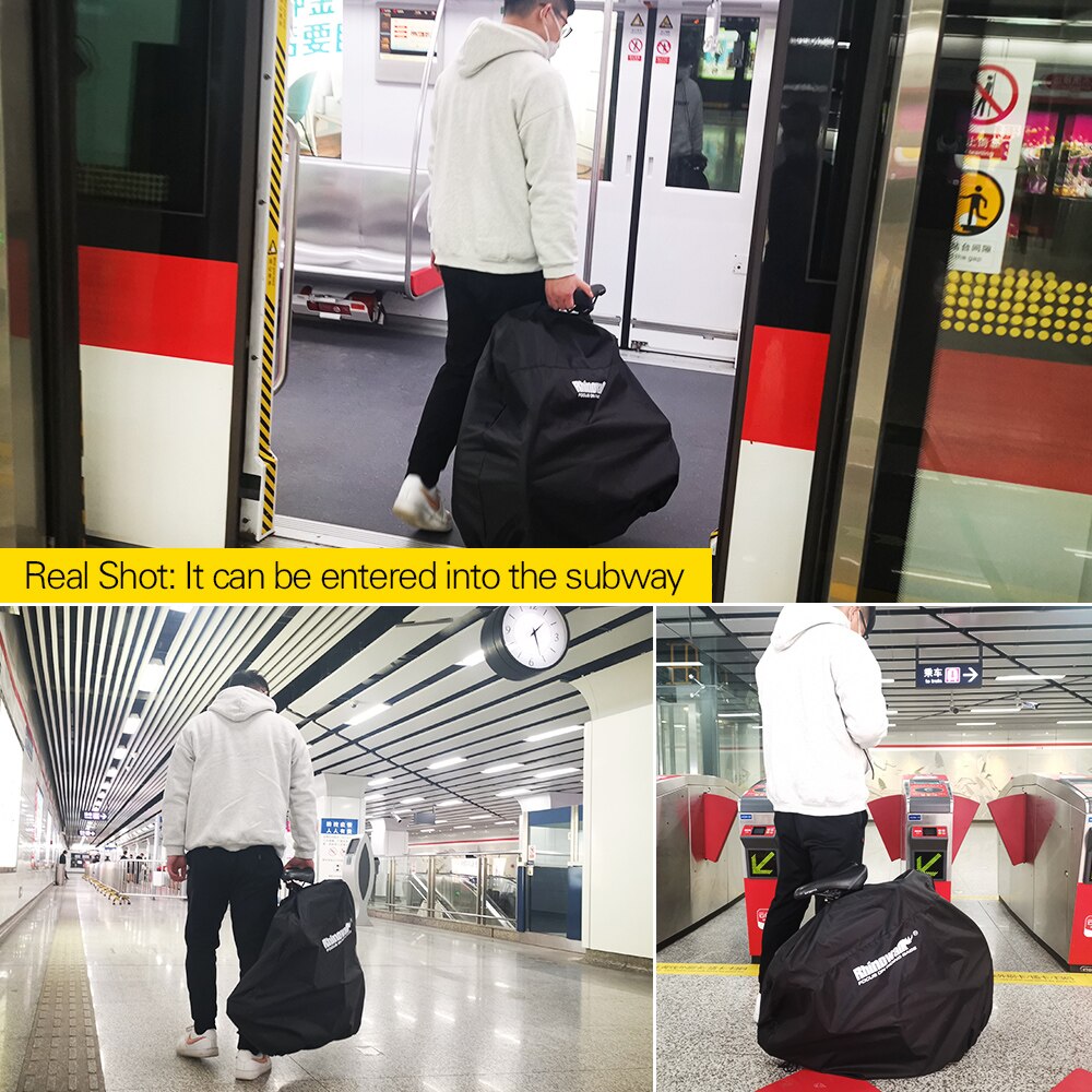 Rhinowalk Folding Bike Storage - Cycling Gear Travel Bag recension och pris
