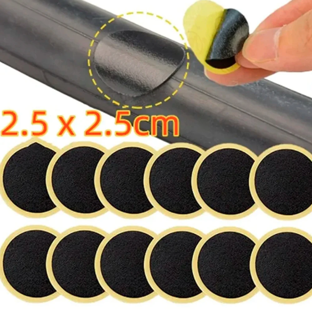 Self-Stick Bicycle Tire Patche - Bicycle Repair Kit recension och pris