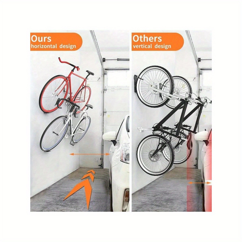 Iron Horizontal Bike Pedal Han - Cycling Gear Wall Hanger recension och pris