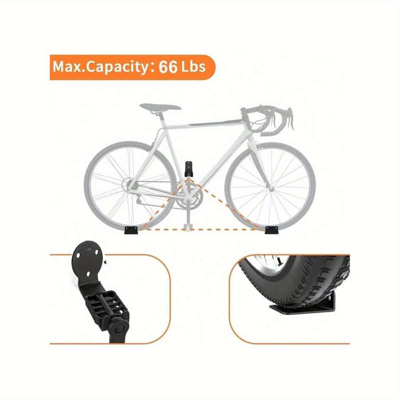 Iron Horizontal Bike Pedal Han - Cycling Gear Wall Hanger recension och pris