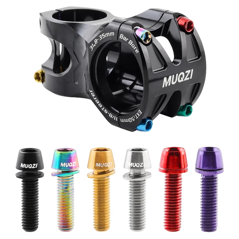 MUQZI 6pcs Stem Bolts M5x17mm  - Bike Stem Riser recension och pris