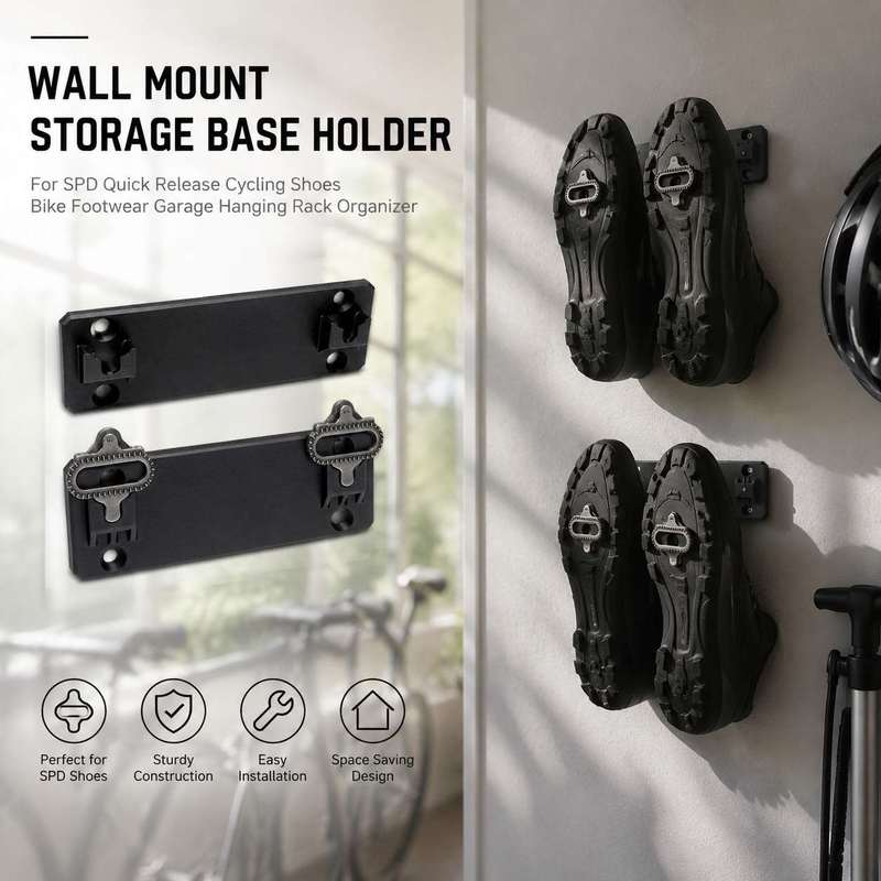 Wall Mount Storage Base Holder - Cycling Gear Wall Hanger recension och pris