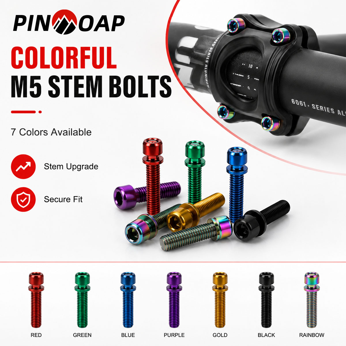 PINMOAP 6PCS Bicycle Handlebar - Bicycle Repair Kit recension och pris
