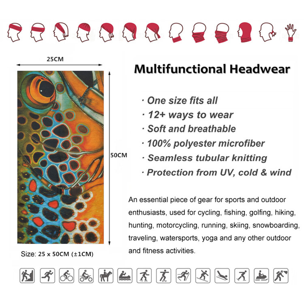 Windproof Fish Pattern Neck Wa - Cycling Gear Gifts recension och pris