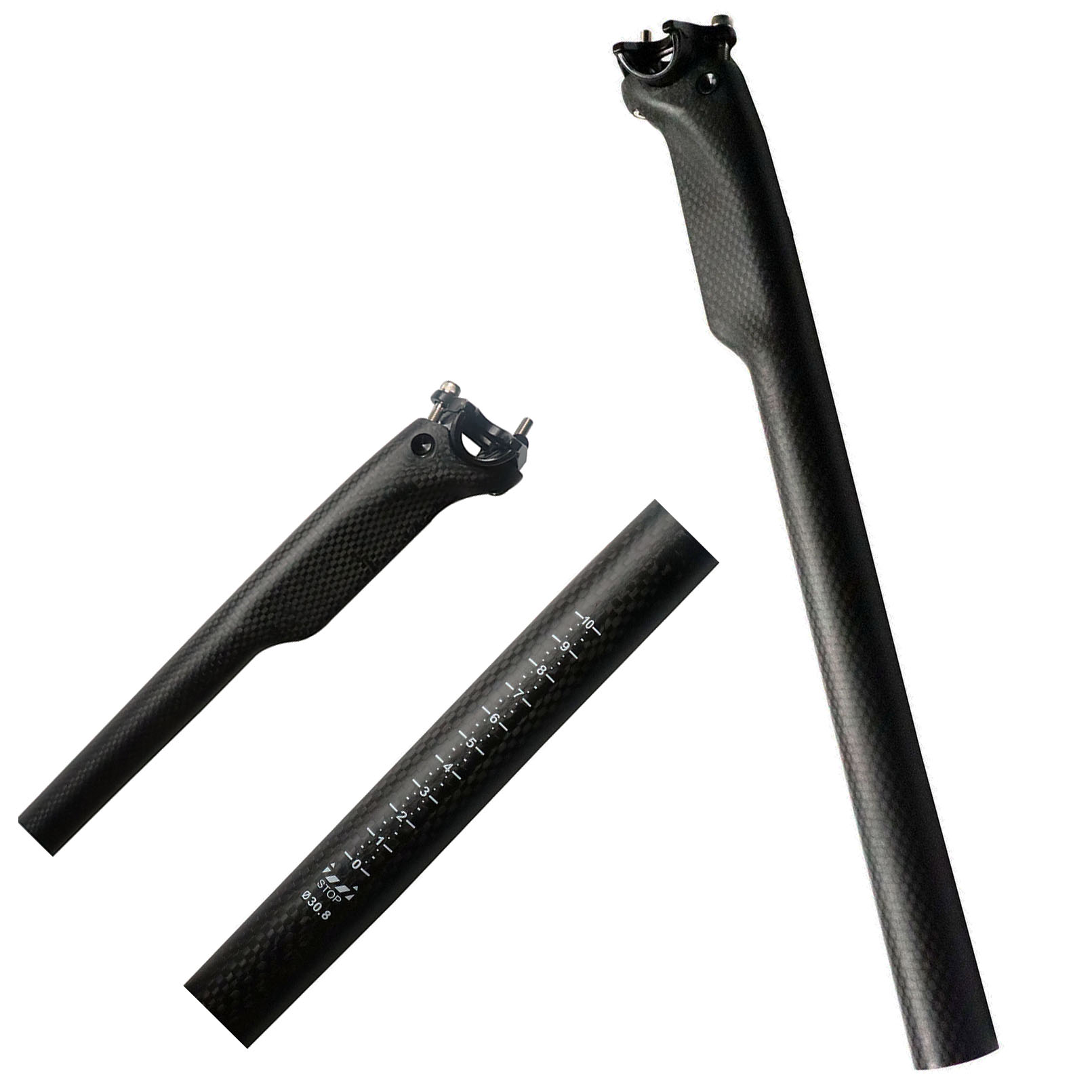 3K  Full Carbon Fiber Seatpost - Carbon Fiber Saddle recension och pris