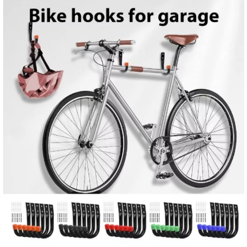 6PCS/Set Bike Wall Mount Hooks - Cycling Gear Wall Hanger recension och pris