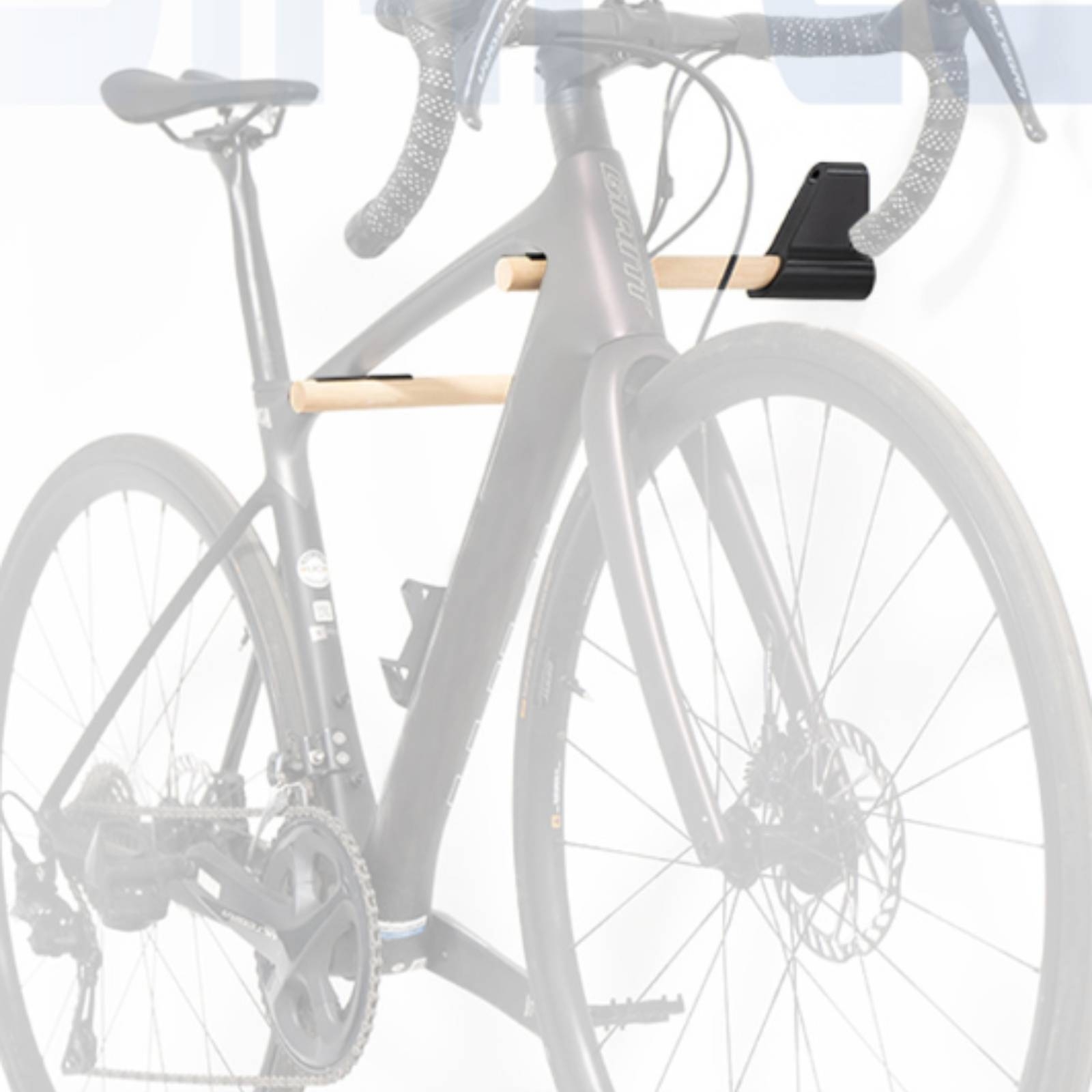 Bike Hanger with Wood Arms Ind - Cycling Gear Wall Hanger recension och pris