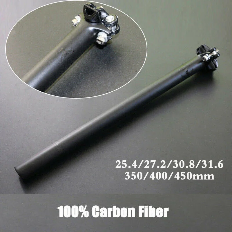 TEMANI Full Crabon Seatpost 25 - Carbon Fiber Saddle recension och pris