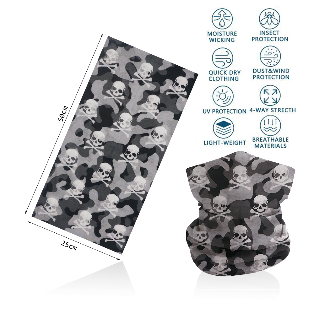 Skull Pattern Sunscreen Tube C - Cycling Gear Gifts recension och pris