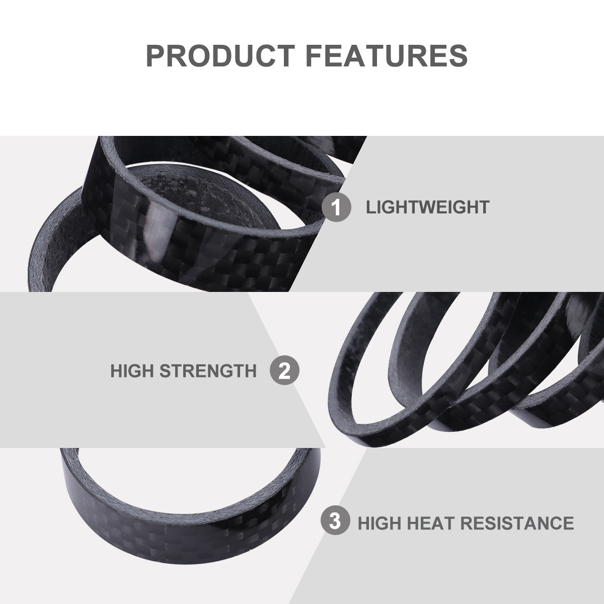 Road Bike Stem Carbon Headset  - Bike Stem Riser recension och pris