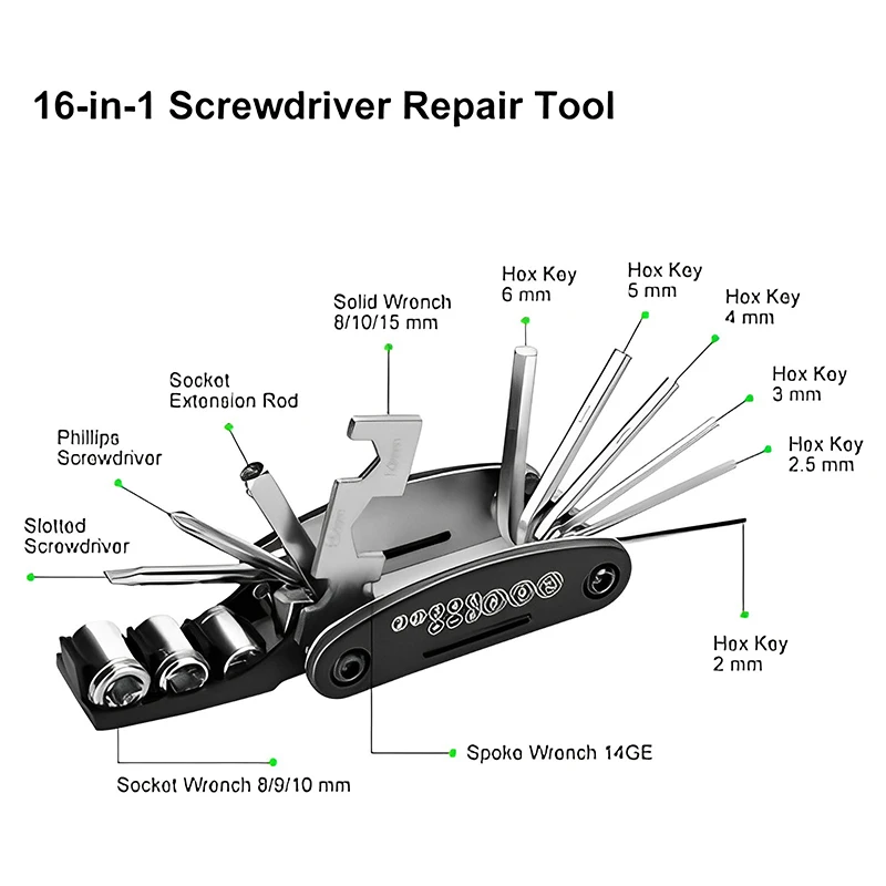 Portable Bicycle Repair Tools  - Bicycle Repair Kit recension och pris
