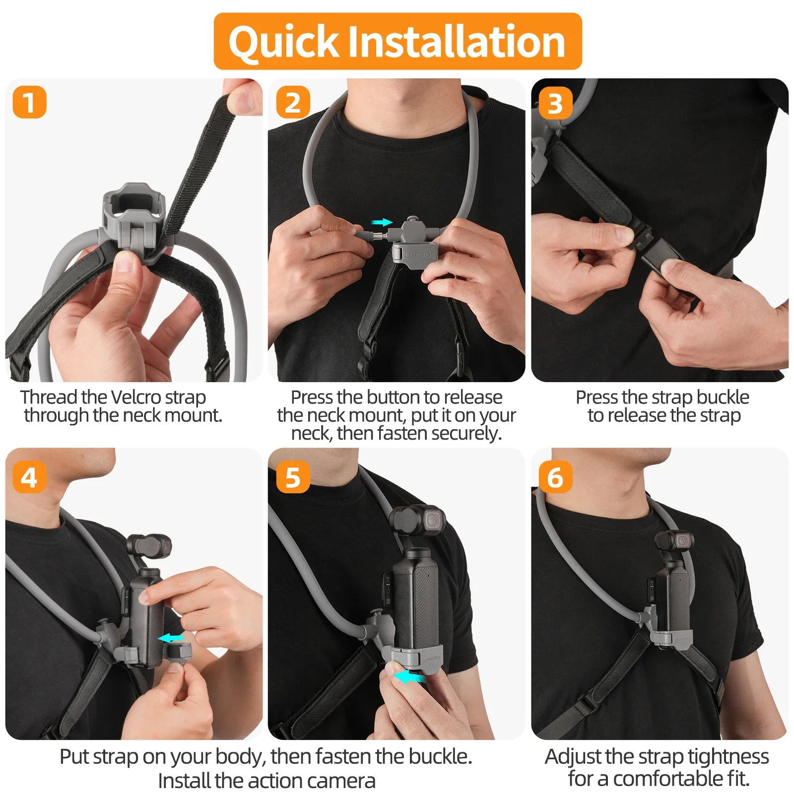 Neck Camera Holder、Wearable PO - Cycling Gear Bundle recension och pris